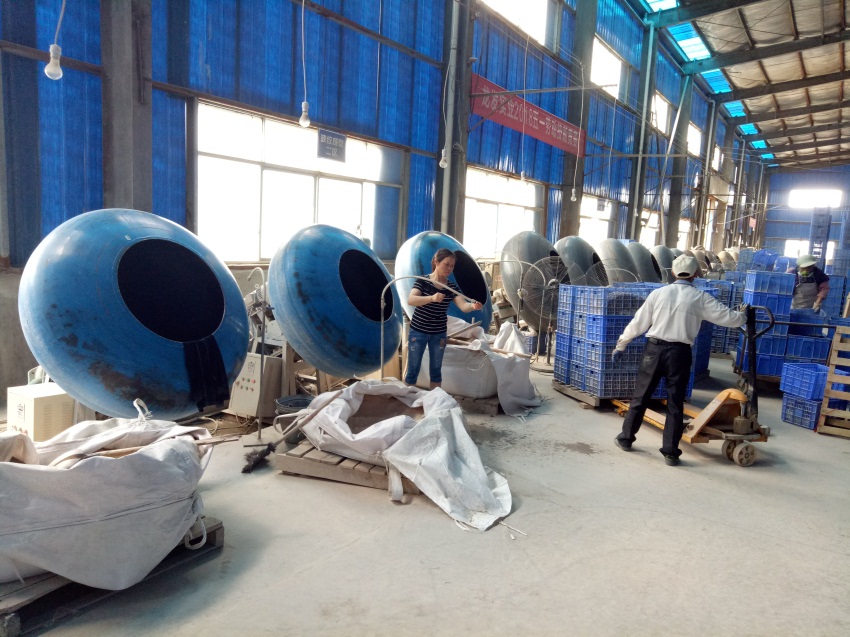 Production of alumina ceramic balls