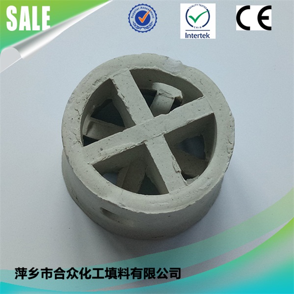 China Packing Supplier Ceramic Cascade Mini ring for washing and refining tower 中国包装供应商陶瓷阶梯环洗涤精制塔