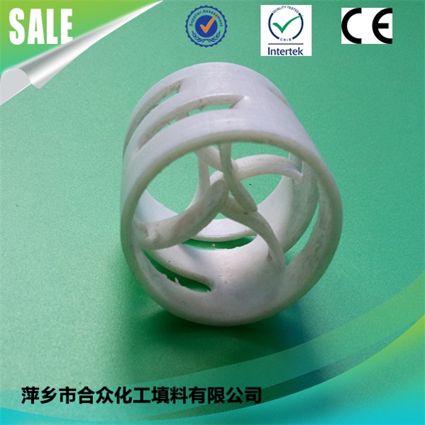 Polytetrafluoroethylene PTFE plastic packing pall ring 聚四氟乙烯聚四氟乙烯塑料填料鲍尔环