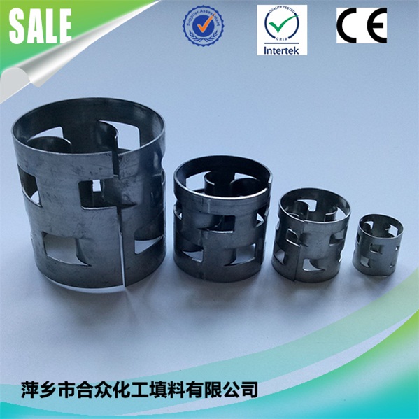 Distillation Column Packing Metal Pall Ring,25mm Stainless steel Pall rings 精馏塔填料金属填料环，25mm不锈钢填料环