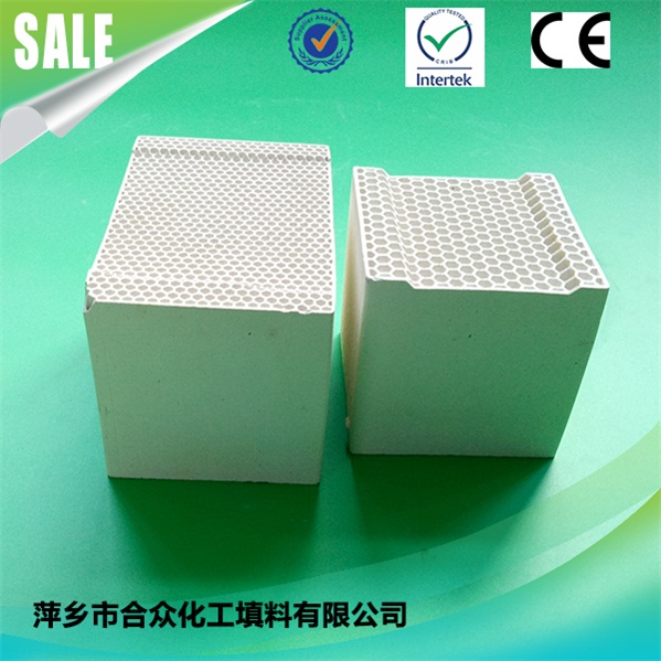 Alumina/mullite/dense cordierite ceramic honeycomb heat exchanger for RTO/RCO RTO/RCO用氧化铝/莫来石/堇青石陶瓷蜂窝换热器