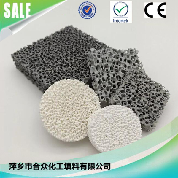 High Quality 20 PPI to 60PPI ceramic foam filter for alumina from China famous supplier 优质20PP - 60PPI氧化铝陶瓷泡沫过滤器，中国著名供应商